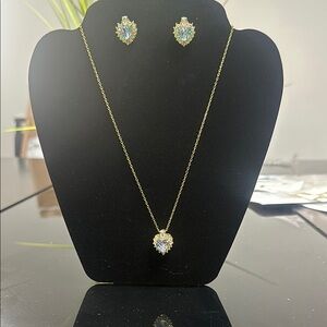 Elegant Gold and Silver Jewelry Set